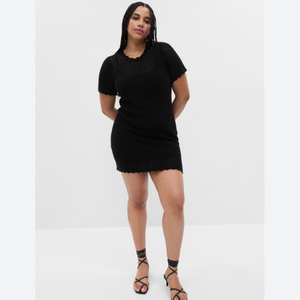 NEW WITH TAGS Gap Crochet Mini Dress